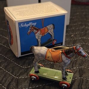 EUC VTG Schylling Rocking Horse Ornament